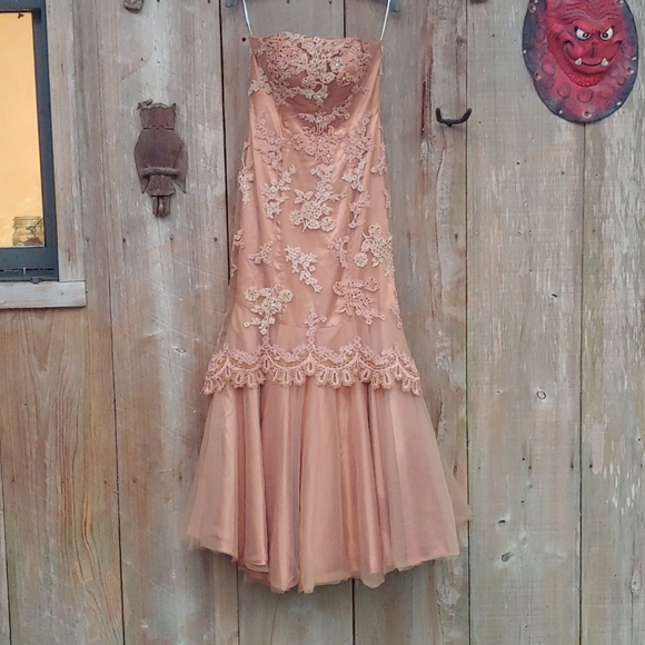 Tiffany Strapless Formal Gown - Picture 4 of 8